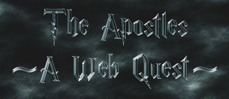 The Apostles A Web Quest Logo Banner